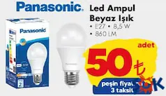 PANASONİC LED AMPUL BEYAZ IŞIK fiyat ve kampanya bilgisi